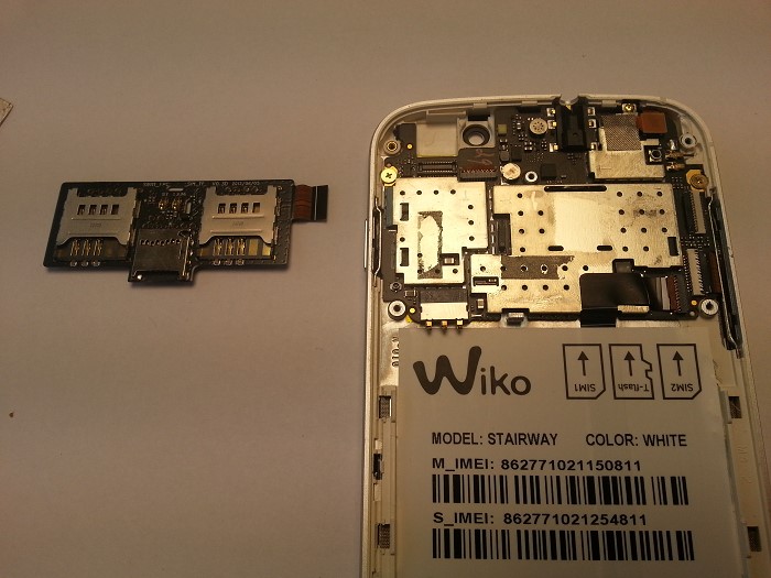 R&eacute;paration Wiko Stairway